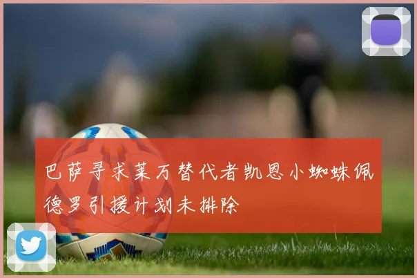巴萨寻求莱万替代者凯恩小蜘蛛佩德罗引援计划未排除